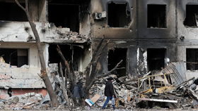 Ruins of Mariupol / Zdevastované město Mariupol.