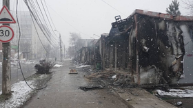 Ruins of Mariupol / Zdevastované město Mariupol.