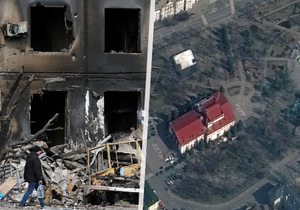 Bombardování Mariupolu.