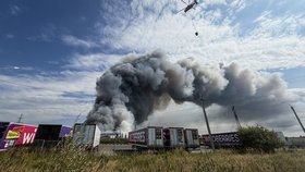 Požár skladu Wildberries v Rusku (16.8.2026)