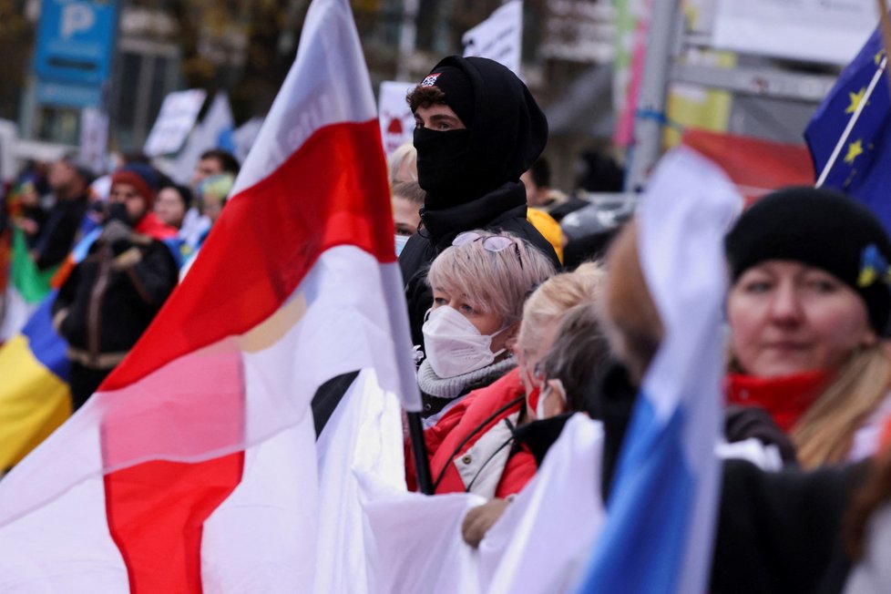 Německo - proruští demonstranti (4. 12. 2022)
