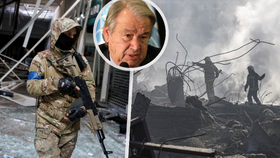 Generální tajemník OSN Guterres: Rusko nemůže vyhrát (22.3.2022)