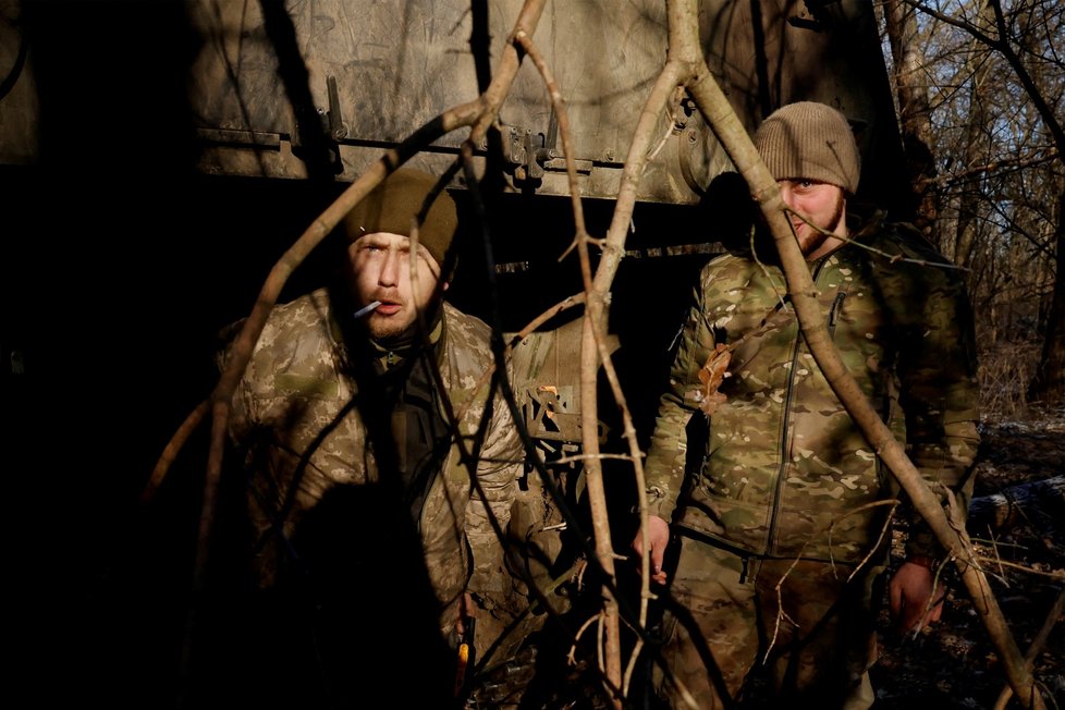 Ukrajinská armáda u Soledaru využívá německé houfnice Panzerhaubitze 2000