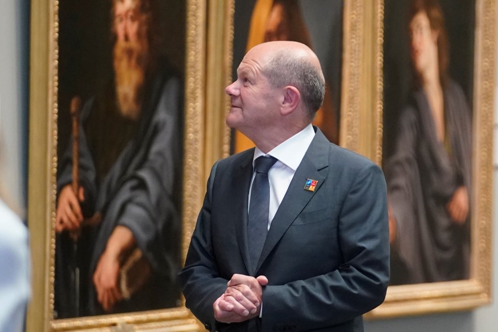 Německý kancléř Olaf Scholz. (Summit NATO, 29. 6. 2022)