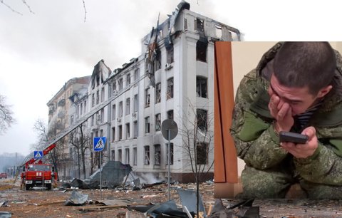 Podlomená morálka ruských vojáků: Pláč, hlad, obavy ze smrti i ničení vlastní techniky?!