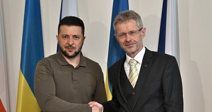 Zelenskyj jedná s Vystrčilem, dostane klíč od Senátu: „Dveře jsou vám vždy otevřené“