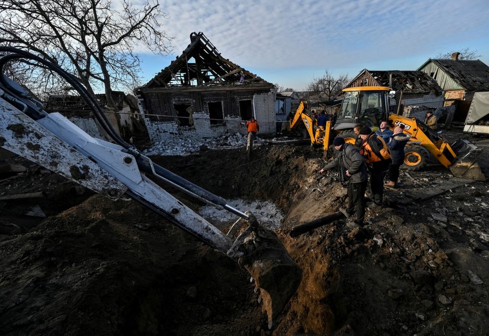 Následky ostřelování Záporožské oblasti (29. 12. 2022)