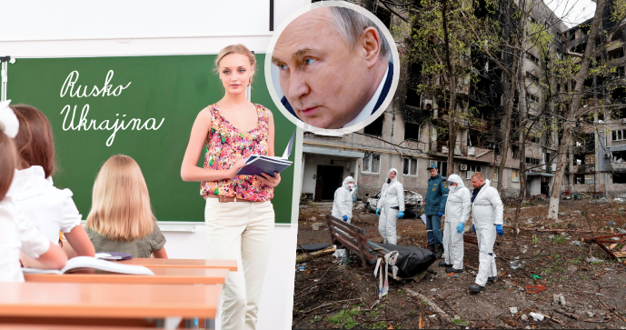 Dezinformace o válce na Ukrajině na školách.