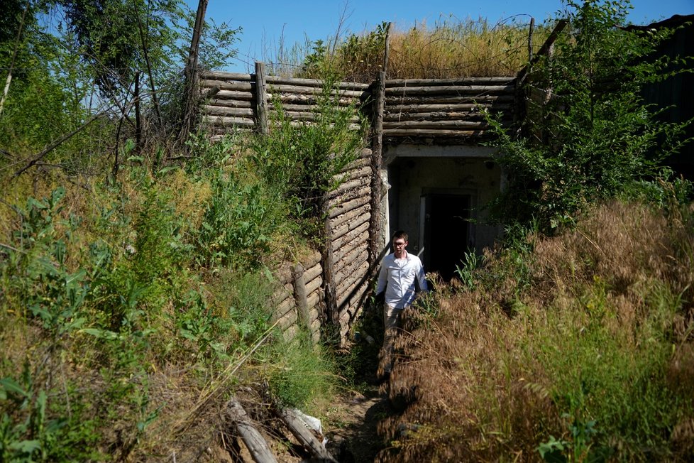 Ruské síly u města Šastia v Luhanské oblasti (11. 6. 2022)