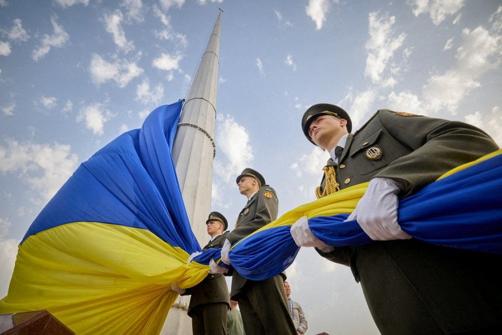 Ukrajina  - Den vlajky (23. 8. 2022)