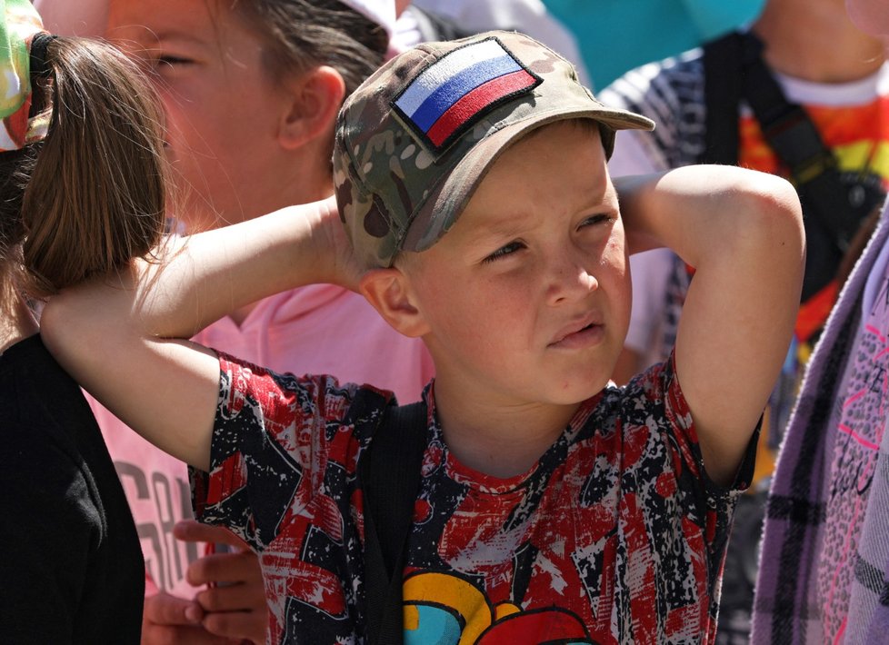 Děti z Belgorodské oblasti dorazily na Krym. (5. 6. 2023)