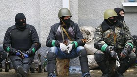 Proruští separatisté v ukrajinském Slavjansku