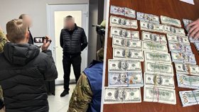 Korupce s kryty: Na Ukrajině načapali papaláše letectva a tajné služby SBU při milionovém úplatku