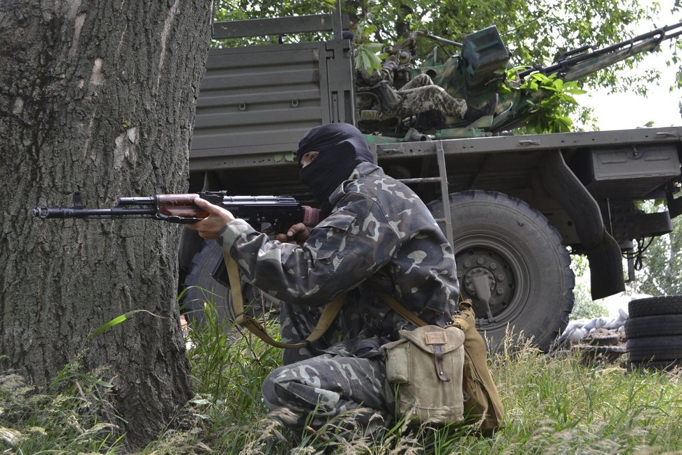 Separatisté na východě Ukrajiny chtějí vlastní stát.