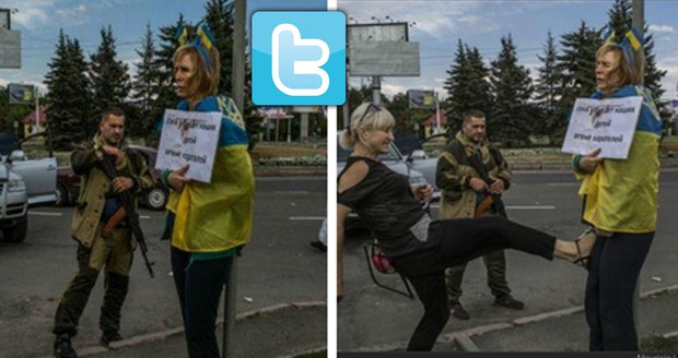 Ponižování na Ukrajině: Separatisté veřejně pranýřovali údajnou špionku!