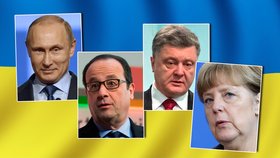 Merkel, Hollande, Porošenko, Putin se chtějí sejít v Minsku