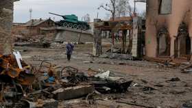 Škody po řádění Rusů v Sumské oblasti (29.3.2022)