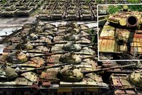 Vrakoviště tanků na Ukrajině: Mohly jim zachránit krky! Měli se o ně lépe starat