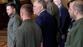 Ukrajinský prezident Volodymyr Zelenskyj v americkém Kongresu