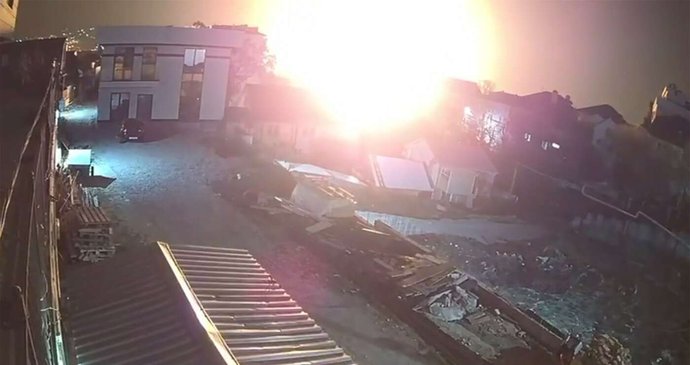 Útok Ukrajinců pomocí střel dlouhého doletu Neptun