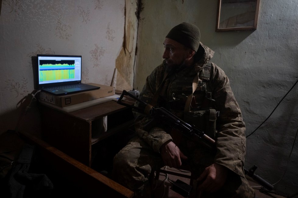 Ukrajinští specialisté na elektronický boj (14.2.2024)