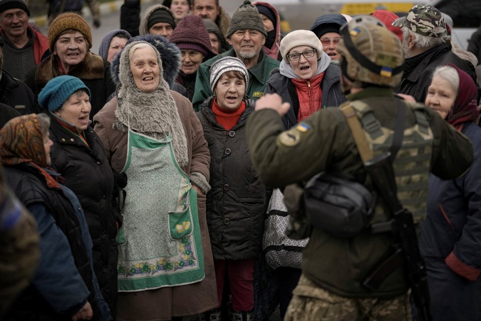 Válka na Ukrajině: Osvobození města Buča (3.4.2022)