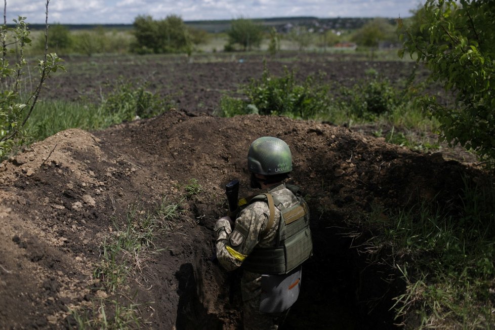 Ukrajinská armáda v Charkově (15. 5. 2022)