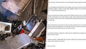 Žena (23) vyfocená po útoku na dům v Dnipru: První slova o ztrátě nejbližších