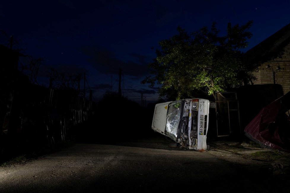 Město Irpiň na Ukrajině (14. 5. 2022)