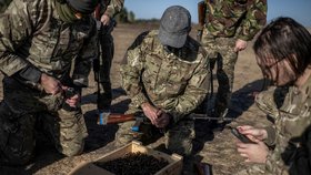 Cvičení ruských dobrovolnických jednotek nedaleko Kyjeva (7.10.2023)