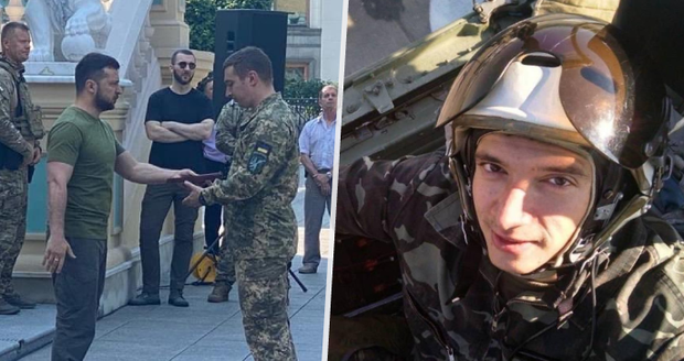 Rusové sestřelili nejlepšího ukrajinského pilota: Antona (†30) vyznamenal prezident Zelenskyj
