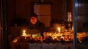 Lidé v Oděse bez proudu (5. 12. 2022)