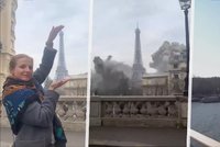 Rusové vyhodili Eiffelovku do povětří: Ukrajina videem varuje, čeho je nepřítel schopný