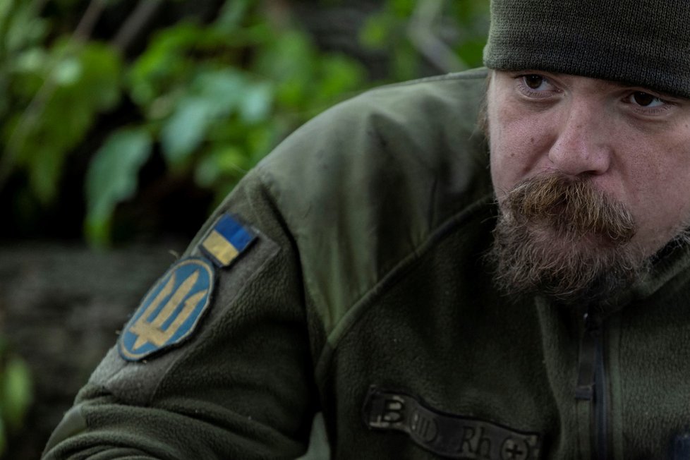Válka na Ukrajině: Ukrajinští vojáci v Doněcké oblasti (22.5.2022)
