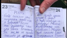 Holčička (9) z Borodjanky napsala dojemný dopis své mrtvé matce, která zřejmě zemřela při ruském ostřelování.