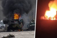 Výbuchy, střelba a tvrdý odpor: Další noční bitva o Charkov! Ukrajinci vzdorují Rusům