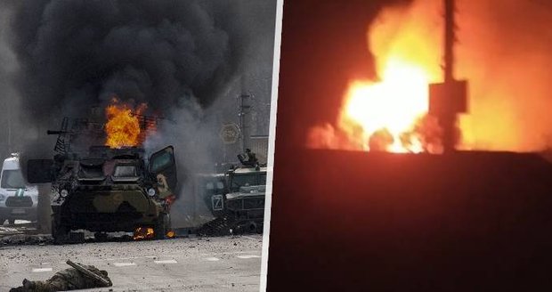Výbuchy, střelba a tvrdý odpor: Další noční bitva o Charkov! Ukrajinci vzdorují Rusům