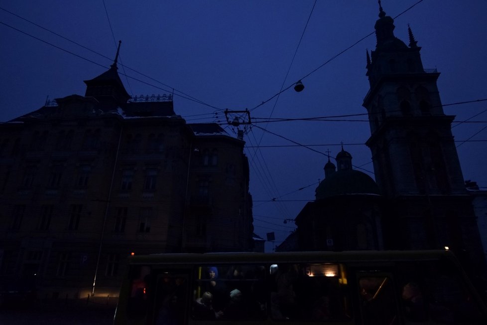 Výpadek proudu ve Lvově