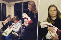 Režisérka se zakrvácenou panenkou v moskevském metru: Upozorňovala na válečná zvěrstva