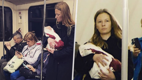 Režisérka cestovala se zakrvácenou panenkou v moskevském metru: Upozorňovala na válečná zvěrstva.