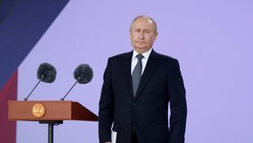 Vladimir Putin se zúčastnil otevření fóra Armija-2022 (15. 8. 2022)