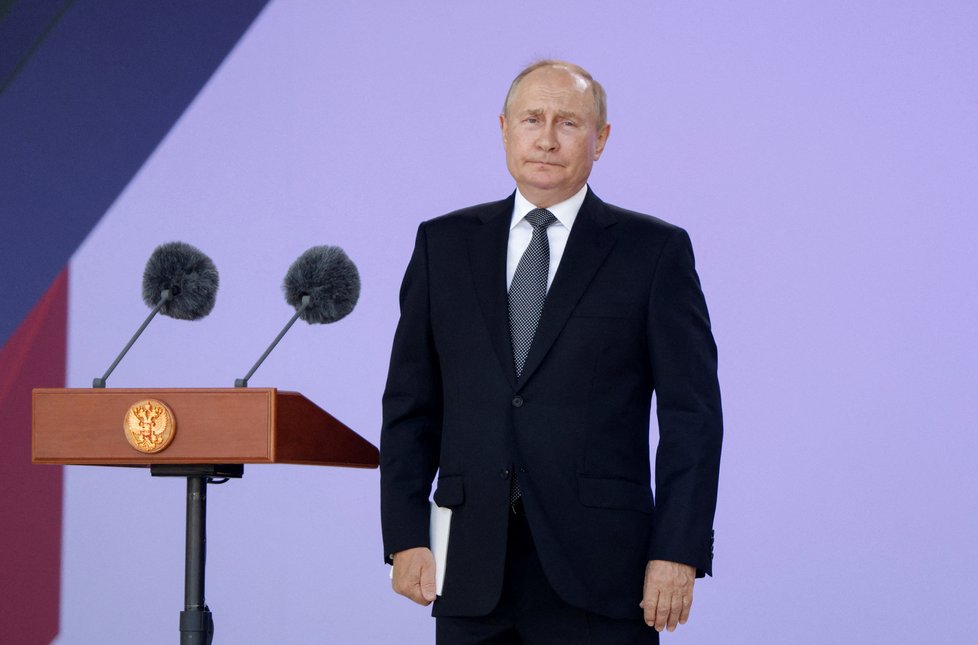 Vladimir Putin se zúčastnil otevření fóra Armija-2022 (15. 8. 2022)