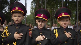 První školní den na Ukrajině