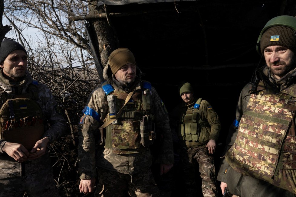 Válka na Ukrajině: Vojáci v Doněckém regionu