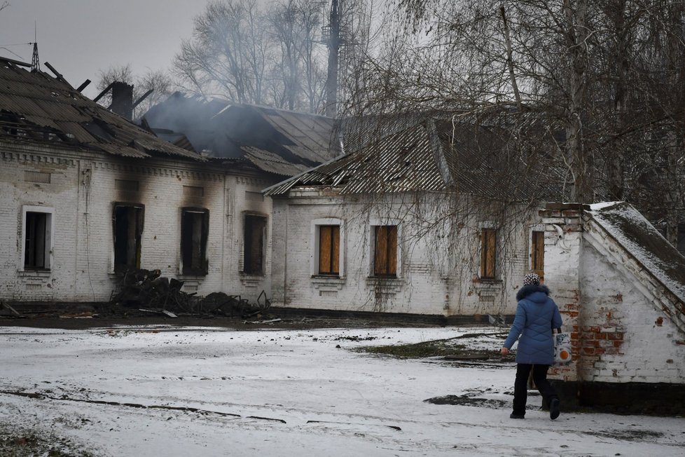 Válka na Ukrajině: Záporožská oblast zcela zničená válkou (30.1.2023)