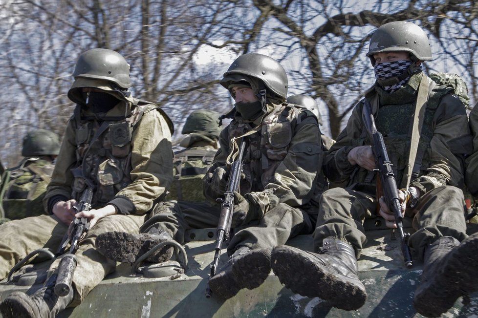 Proruští ozbrojenci na Ukrajině