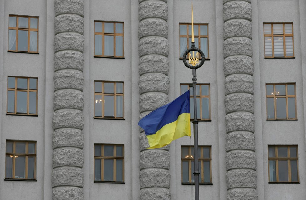 Sídlo vlády v ukrajinském Kyjevě