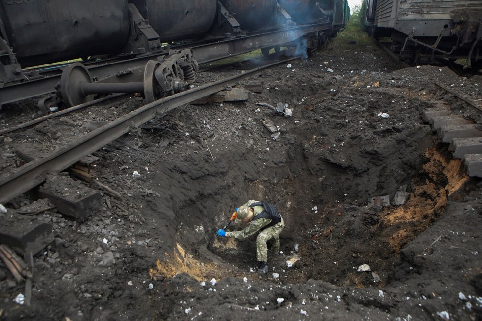 Zkáza ukrajinských železnic.