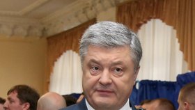 Ukrajinský prezident Petro Porošenko se snažil obhájit mandát. (31.3.2019)