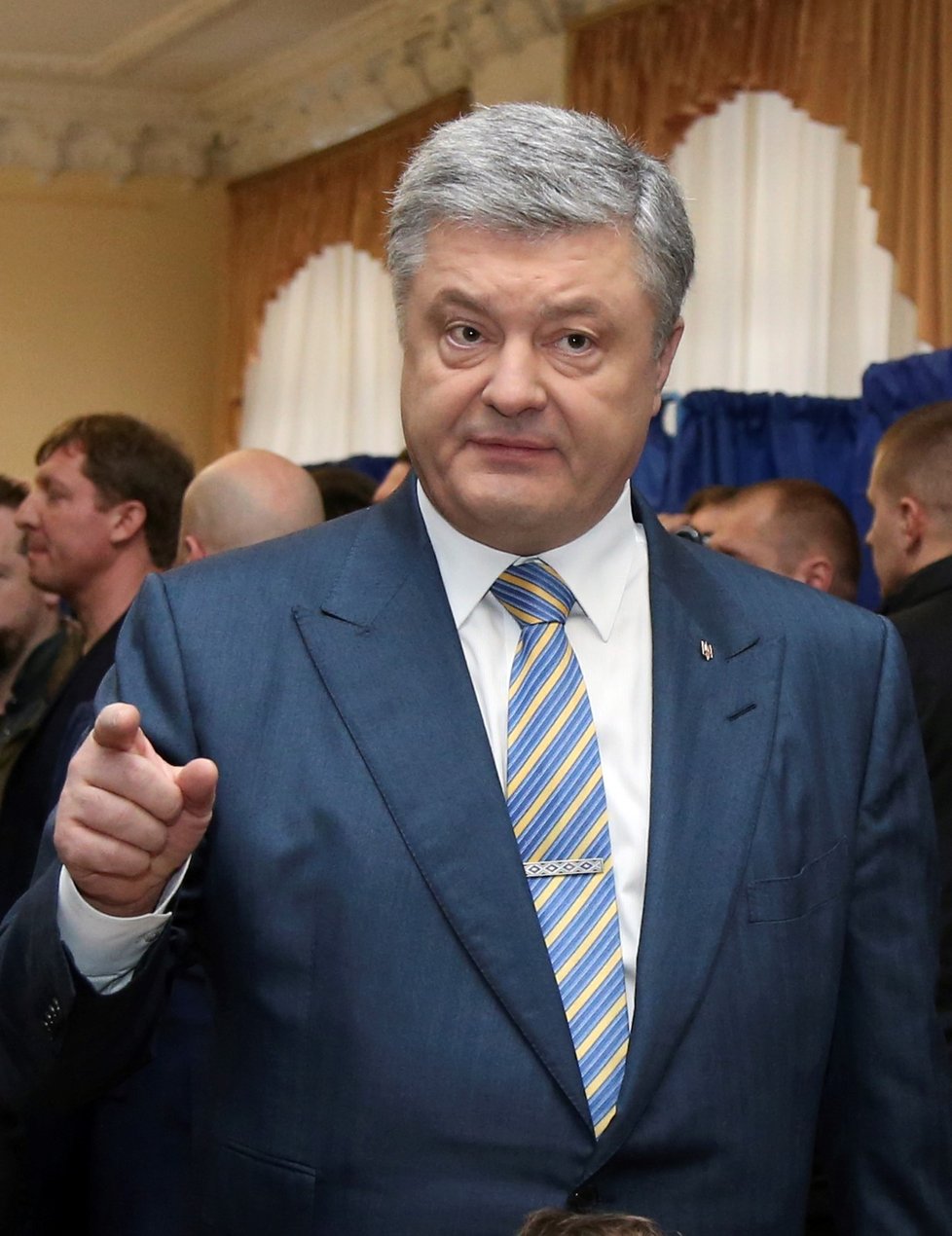 Ukrajinský prezident Petro Porošenko obhajuje mandát. (31.3.2019)